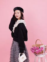 Frill Lace Sweater