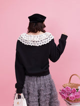 Frill Lace Sweater