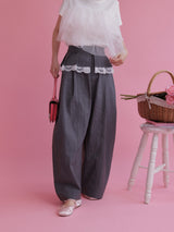 Frill Wide Pants