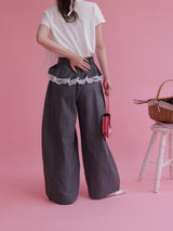 Frill Wide Pants