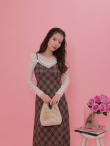 Check Romantic Dress