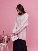 Over Sized Flower Knit