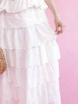 Layered Cotton Skirt
