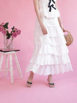 Layered Cotton Skirt