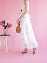 Layered Cotton Skirt