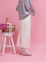 Feather Pencil Skirt