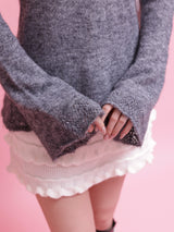 Rosy Flare Knit