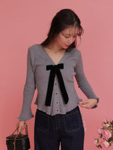 Ribbon Flair Knit