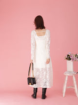 Open Back Lace Dress