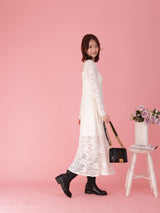 Open Back Lace Dress