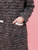 Crystal Tweed Dress