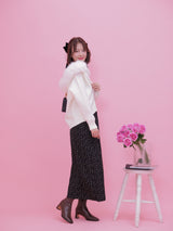 【在庫調整】Fur Hoodie Knit