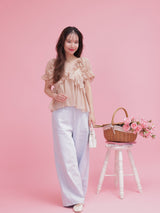 Chiffon Frill Blouse