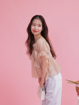 Chiffon Frill Blouse