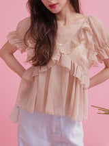 Chiffon Frill Blouse