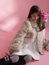 【PRE ORDER】Rose Point Fur Coat