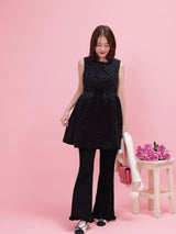 Glitter Velour Dress