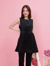 Glitter Velour Dress