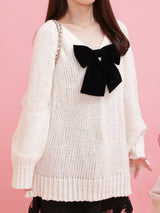 【再販】Big Ribbon Knit