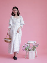 Floral Puff Dress