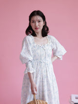 Floral Puff Dress