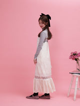 Frill Velour Cami Dress