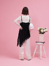 Flower Patch Satin Pants - MAISON MARBLE