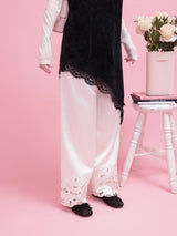 Flower Patch Satin Pants - MAISON MARBLE