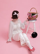 Flower Patch Satin Pants - MAISON MARBLE