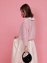 Scallop Glitter Knit