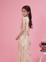 One Shoulder Fleur Dress