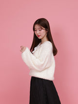 Scallop Glitter Knit