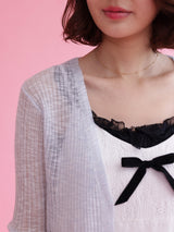 Sheer Pearl Cardigan