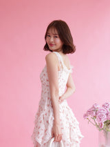 Mini Rose Frill Dress