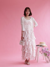 Mini Rose Frill Dress