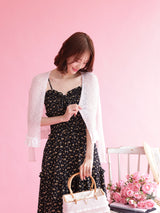 Black Floral Cami Dress