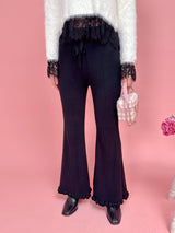 Basic Frill Knit Pants - MAISON MARBLE