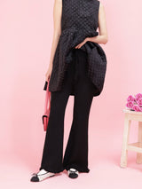 Basic Frill Knit Pants - MAISON MARBLE