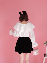 Big Collar Blouse - MAISON MARBLE