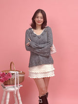 Cable Knit Skirt - MAISON MARBLE
