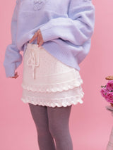 Cable Knit Skirt - MAISON MARBLE