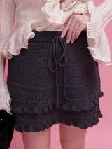 Cable Knit Skirt - MAISON MARBLE