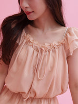 Candy Chiffon Dress - MAISON MARBLE