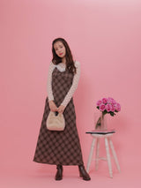 Check Romantic Dress - MAISON MARBLE