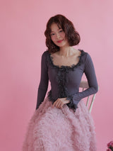 Chérie Lune Long Tee - MAISON MARBLE