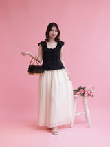 Cloud Chiffon Pants - MAISON MARBLE