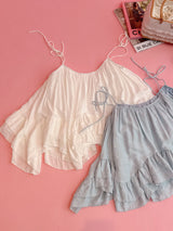 Cloudy Flare Cami - MAISON MARBLE