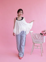 Cloudy Flare Cami - MAISON MARBLE