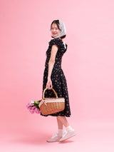 Cotton Magnolia Dress - MAISON MARBLE