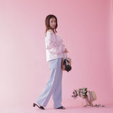 Cotton Off Shoulder Bl - MAISON MARBLE